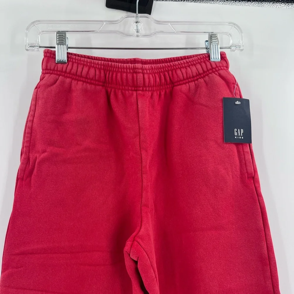 Gap Kids VintageSoft Relaxed Joggers red medium size 8